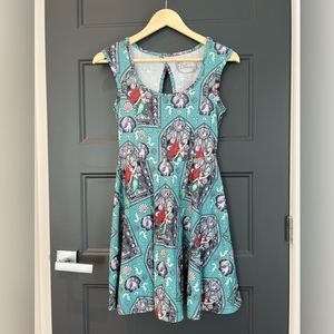 Cute Ariel skater dress, women size XS 🧜🏻‍♀️